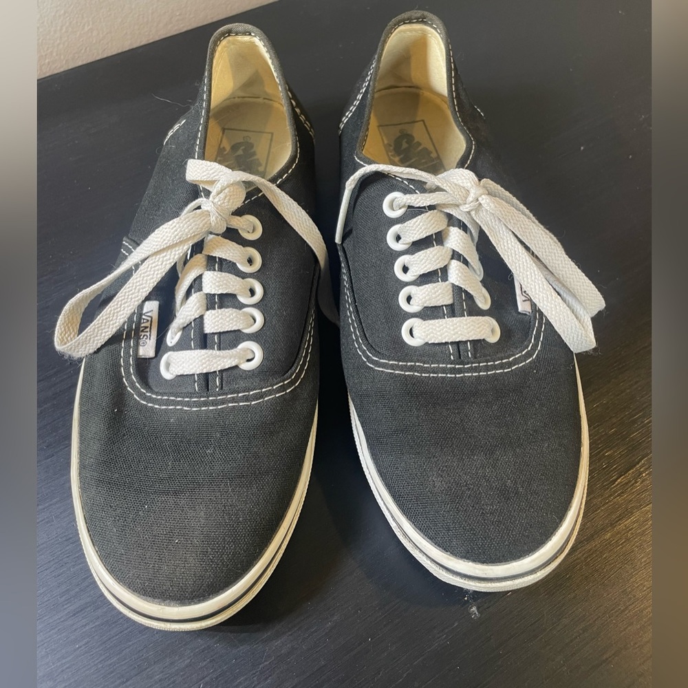 Vans Black Canvas Sneakers